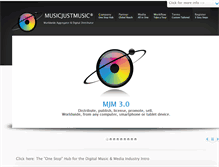 Tablet Screenshot of musicjustmusic.com